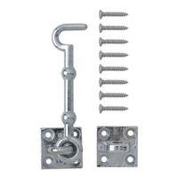 B&Q Chrome Effect Zamac Cabin Hook