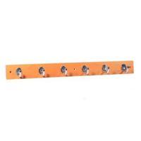 B&Q Beech & Zinc Alloy Hook Rail