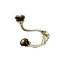 bq chrome effect brass hat coat hook