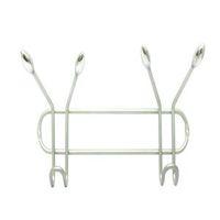 B&Q Silver Effect Hook Rail (H)145mm (W)75mm (L)315mm