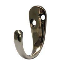 bq black zinc alloy hat coat hook