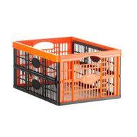 B&Q Black 32L Plastic Crate