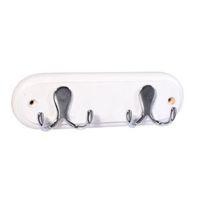 bq chrome effect pine zinc alloy hook rail