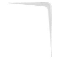B&Q Semi-Gloss White Gloss Steel Shelf Bracket (D)200mm