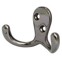 bq black zinc alloy hat coat hook