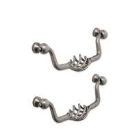 B&Q Pewter Effect Drop Furniture Handle Pack of 2
