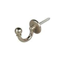 B&Q Zinc Alloy Hat & Coat Hook