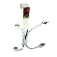 B&Q Silver Chrome Effect Hook (H)110mm (W)100mm (L)195mm