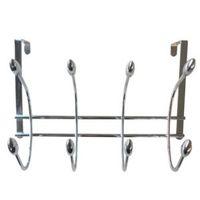 B&Q Silver Chrome Effect Hook Rail (H)230mm (W)140mm (L)375mm