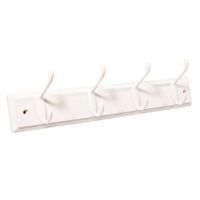 bq white zinc alloy hook rail