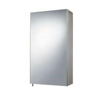 B&Q Fonteno Single Door Silver Mirror Cabinet