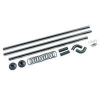 bq silver effect 5 way curtain rail kit l084m