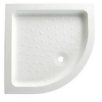 B&Q High Wall Quadrant Shower Tray (L)800mm (W)800mm (D)95mm