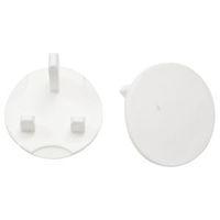 B&Q White Socket Safety Cover Pack of 2