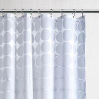 B&Q White Circular Shower Curtain (L)1.8 M