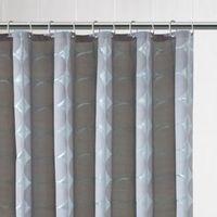 bq grey circular shower curtain l18 m