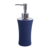 B&Q Cocoon Navy Soap Dispenser