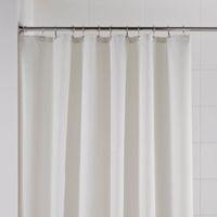B&Q Cream Waffle Shower Curtain (L)1.8 M
