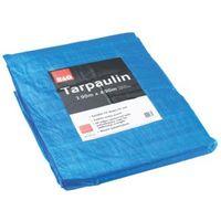 B&Q Tarpaulin (L)4.9m (W)3.9m