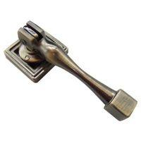 bq antique brass effect drop furniture pull handle pack of 1