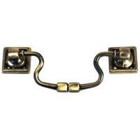 bq antique brass effect bar furniture handle pack of 1