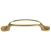 B&Q Brass Effect Bow Furniture Pull Handle Pack of 1