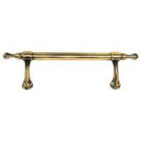 bq antique brass effect drop furniture handle pack of 1
