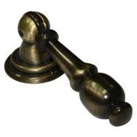 B&Q Antique Brass Effect Drop Furniture Pull Handle Pack of 1