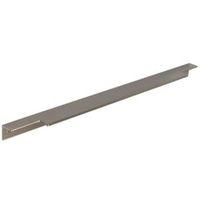 B&Q Brushed Nickel Straight Cupboard Handle (L)597mm Pack of 2