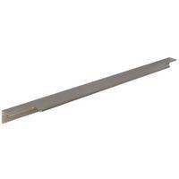 B&Q Brushed Nickel Straight Cupboard Handle (L)797mm Pack of 2