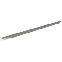 B&Q Brushed Nickel Straight Cupboard Handle (L)267mm Pack of 2