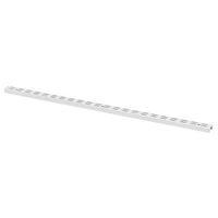 bq twinslot white shelving upright w26mm l1220 mm