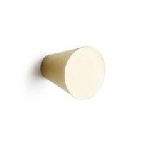 B&Q Brushed Brass Plated Cone Cabinet Handle