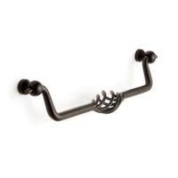 B&Q Black Matt Cage Bedroom Bedroom Handle Cabinet Handle