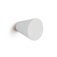 B&Q White Cone Cabinet Handle