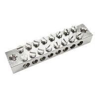 B&Q Silver 8-Way Earthing Block