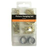 B&Q Handy to Have Picture Hanging Kit 45 Piece
