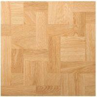 B&Q Natural Wood Effect Self Adhesive Vinyl Tile 1.02m² Pack