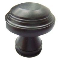 B&Q Oil Rubbed Bronze Effect Round Furniture Knob Pack of 1