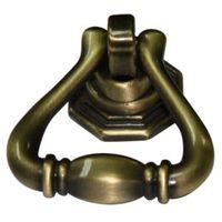 bq antique brass effect furniture knob pack of 1