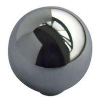 B&Q Chrome Effect Round Furniture Knob Pack of 6