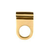 B&Q Brass Effect Cylinder Latch Pull Pack of 1