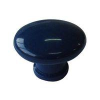 B&Q Blue Round Mushroom Knob Pack of 10