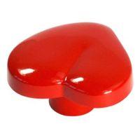 bq hot pink heart furniture knob pack of 1