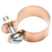 B&Q Copper Earth Connecting Clip Pack of 10