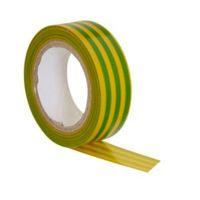 B&Q Green & Yellow Insulating Tape (L)10m