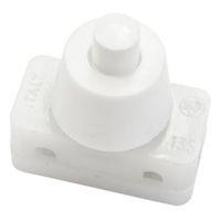 B&Q 1-Way Single White Press Switch