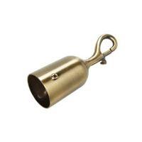 B&Q Polished Bronze Effect Brass Hook