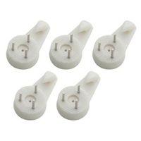 B&Q White Picture Hook Pack of 5