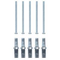 B&Q Metal Spring Toggle Pack of 5